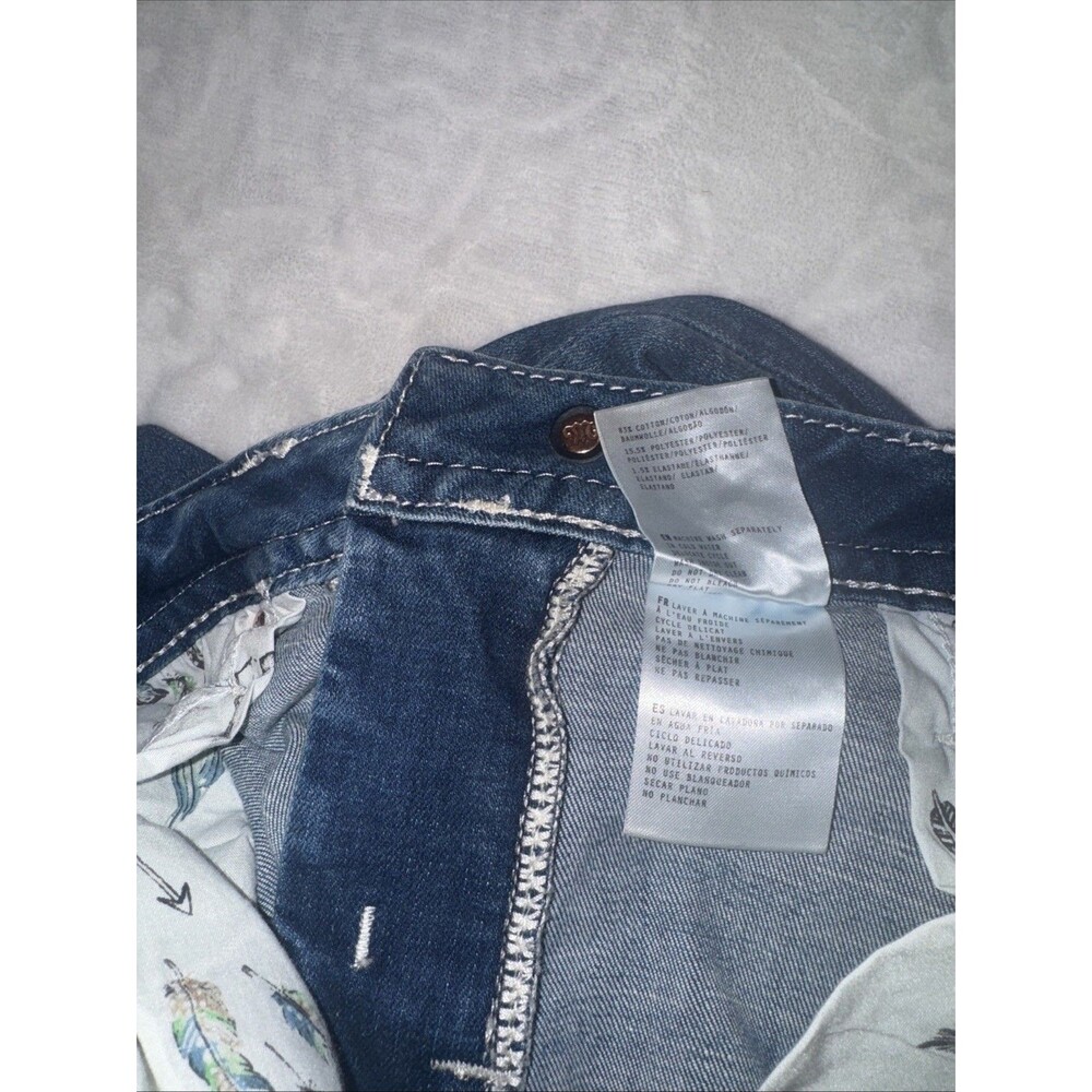 Miss Me Jeans, Slim Boot Women's Size 29 Blue, Denim, Gems Back Pocket, Flared - Picture 15 of 16